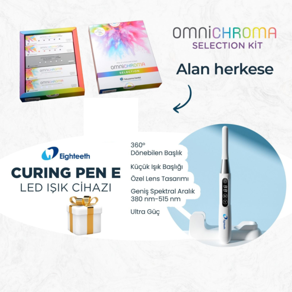 Omicroma Selection Kit Curing Pen E Led Isik Cihaz Kampanyasi b3d